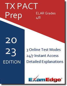 TX PACT English Language Arts and Reading Grades 4/8 - Online Practice Tests