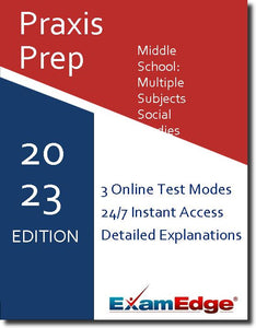 Praxis Middle School: Multiple Subjects Social Studies Subtest  - Online Practice Tests