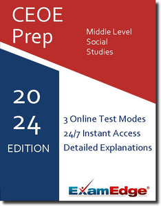 CEOE Middle Level Social Studies  - Online Practice Tests