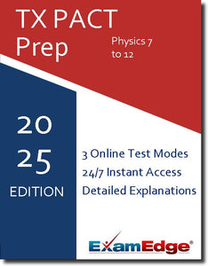 TX PACT Physics Grades 7 to 12  - Online Practice Tests