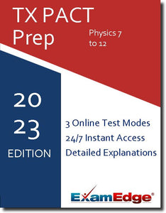 TX PACT Physics Grades 7 to 12  - Online Practice Tests