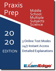 Praxis Middle School: Multiple Subjects Science Subtest  - Online Practice Tests