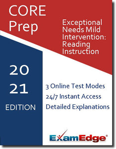 CORE Exceptional Needs Mild Intervention: Reading Instruction   - Online Practice Tests
