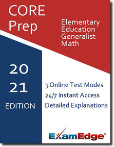 CORE Elementary Education Generalist  - Math  - Online Practice Tests